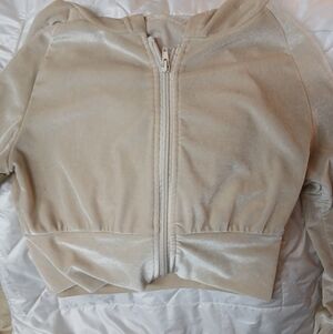 Source Unknown Cream Velvet Jacket